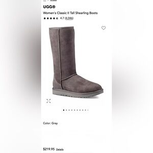 UGG® Brand New 
Women's Classic II Tall Shearling Boots - Size 6